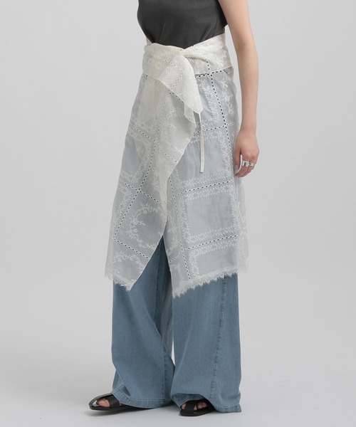 GEORGE'S（ジョージズ）の「レースマルチWAYスカート（スカート・レディース・ライトパープル/ブルー系その他/アイボリー/ブラック・SMALL/MEDIUM）」の18枚目の写真