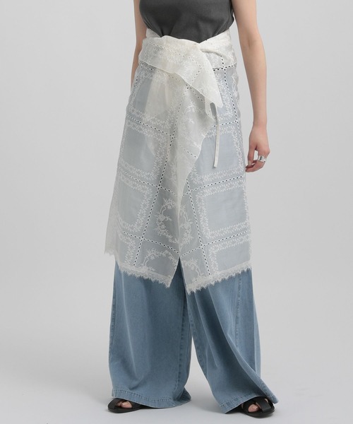 GEORGE'S（ジョージズ）の「レースマルチWAYスカート（スカート・レディース・ライトパープル/ブルー系その他/アイボリー/ブラック・SMALL/MEDIUM）」の20枚目の写真