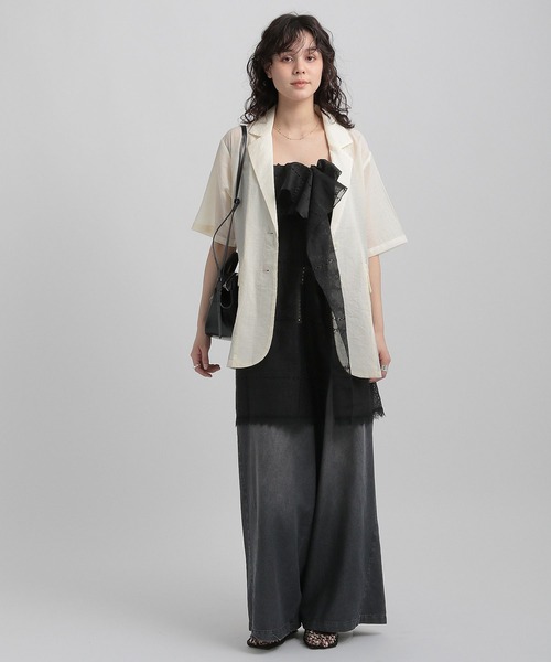 GEORGE'S（ジョージズ）の「レースマルチWAYスカート（スカート・レディース・ライトパープル/ブルー系その他/アイボリー/ブラック・SMALL/MEDIUM）」の21枚目の写真