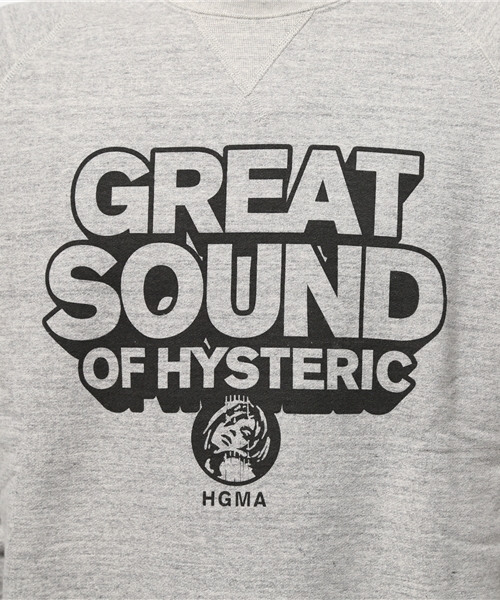 HYSTERIC GLAMOUR（ヒステリックグラマー）の「GREAT SOUND pt SW（スウェット・メンズ・ホワイト/ネイビー/トップグレー・SMALL/MEDIUM/LARGE）」の8枚目の写真