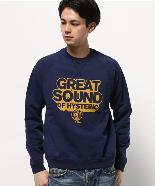 HYSTERIC GLAMOUR（ヒステリックグラマー）の「GREAT SOUND pt SW（スウェット・メンズ・ホワイト/ネイビー/トップグレー・SMALL/MEDIUM/LARGE）」の11枚目の写真