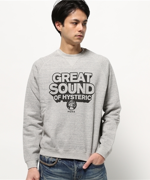 HYSTERIC GLAMOUR（ヒステリックグラマー）の「GREAT SOUND pt SW（スウェット・メンズ・ホワイト/ネイビー/トップグレー・SMALL/MEDIUM/LARGE）」の15枚目の写真