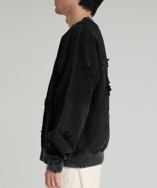 DELUXE（デラックス）の「Sabotage（スウェット・メンズ・ブラック/ブルー/グレー・X-LARGE/LARGE/MEDIUM/SMALL）」の5枚目の写真