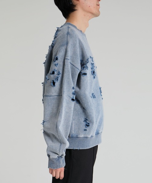 DELUXE（デラックス）の「Sabotage（スウェット・メンズ・ブラック/ブルー/グレー・X-LARGE/LARGE/MEDIUM/SMALL）」の13枚目の写真