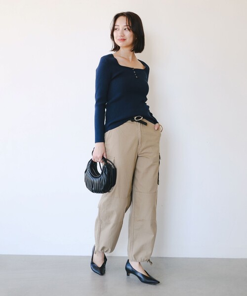 B:MING by BEAMS（ビーミングバイビームス）の「カーゴパンツ（S～M）（カーゴパンツ・レディース・カーキ/ブラウン系その他・MEDIUM/SMALL）」の4枚目の写真