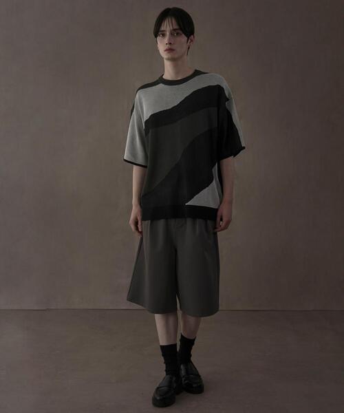 LUCY(ルーシー)の「LUCY/TRバギーショーツ(スラックス・メンズ・ダークグレー/ブラック・MEDIUM/LARGE)」の4枚目の写真