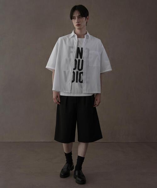 LUCY(ルーシー)の「LUCY/TRバギーショーツ(スラックス・メンズ・ダークグレー/ブラック・MEDIUM/LARGE)」の3枚目の写真