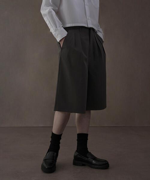 LUCY(ルーシー)の「LUCY/TRバギーショーツ(スラックス・メンズ・ダークグレー/ブラック・MEDIUM/LARGE)」の19枚目の写真