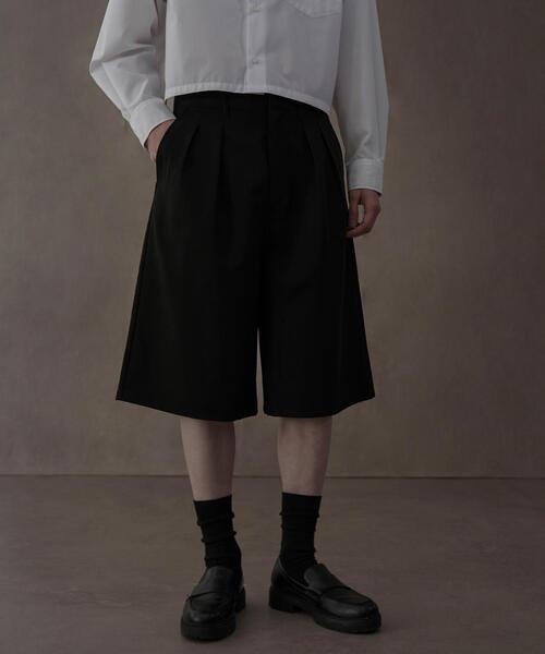 LUCY(ルーシー)の「LUCY/TRバギーショーツ(スラックス・メンズ・ダークグレー/ブラック・MEDIUM/LARGE)」の8枚目の写真