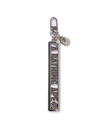 A BATHING APE(AxCVOGCv)METAL LOGO KEYCHAIN(L[z_[)