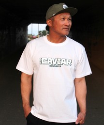 THE CAVIAR/キャビア 半袖Tシャツ フロントデザイン CV507-036