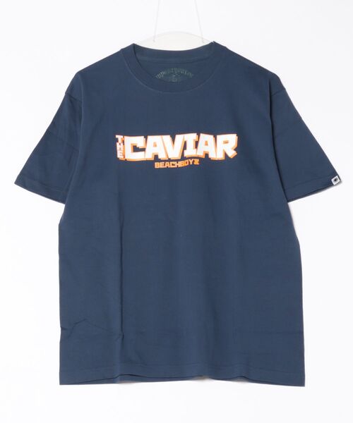 ムラサキスポーツ（ムラサキスポーツ）の「THE CAVIAR/キャビア 半袖Tシャツ フロントデザイン CV507-036（Tシャツ/カットソー・メンズ・ブラック/ネイビー/ホワイト・XL/L/M）」の10枚目の写真