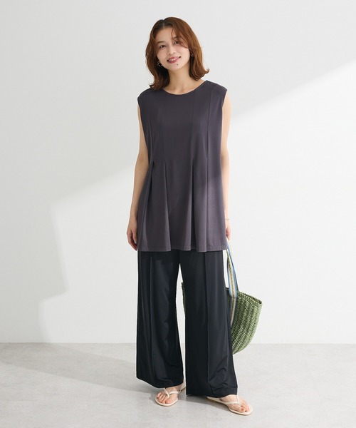 Sugar spoon（シュガースプーン）の「・SUGAR SPOON 【ラッシュガード】チュニック（チュニック・レディース・カーキ/ブラック/チャコールグレー・FREE）」の4枚目の写真