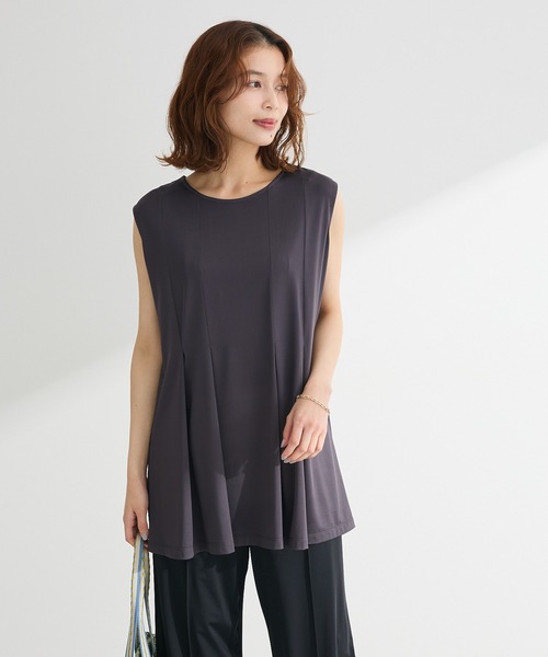 Sugar spoon（シュガースプーン）の「・SUGAR SPOON 【ラッシュガード】チュニック（チュニック・レディース・カーキ/ブラック/チャコールグレー・FREE）」の7枚目の写真