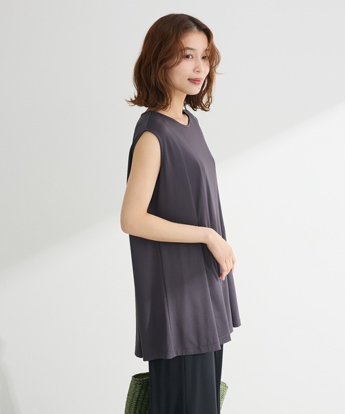 Sugar spoon（シュガースプーン）の「・SUGAR SPOON 【ラッシュガード】チュニック（チュニック・レディース・カーキ/ブラック/チャコールグレー・FREE）」の8枚目の写真