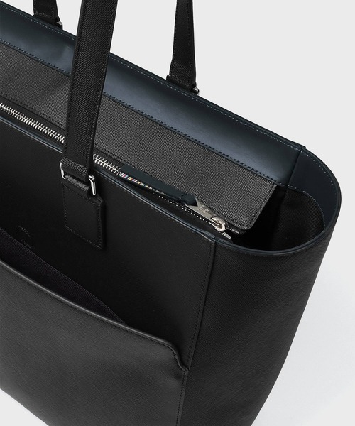 極美品⭐️Paul Smith ポールスミス トートバッグ A4収納可 ストライプ ポール スミス トートバッグ キャンバス マルチカラーストライプ