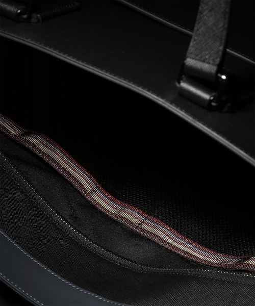 Paul Smith（ポールスミス）の「シグネチャーストライププラー トートバッグ【553404 N072T】（トートバッグ・メンズ・ネイビー/ブラック・FREE）」の13枚目の写真