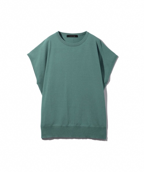 ketty（ケティ）の「リネンライクゆるニットトップス≪手洗い可能≫（ニット/セーター・レディース・ブルー/グリーン/ブラウン/ライトグレー・M）」の21枚目の写真