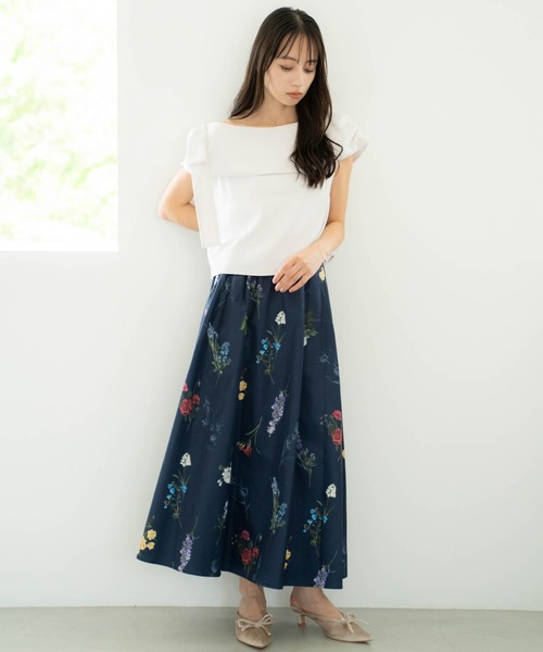 NOELA(ノエラ)の「ボートネックリボンブラウス(シャツ/ブラウス・レディース・オフホワイト/ネイビー/ブラック・フリー)」の20枚目の写真