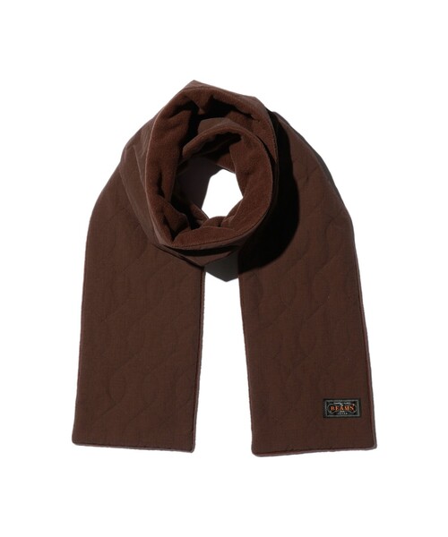 BEAMS PLUS(ビームスプラス)の「Muffler Boa Quilting(マフラー・メンズ・グレー/ブラウン/ネイビー・ONE SIZE)」の2枚目の写真