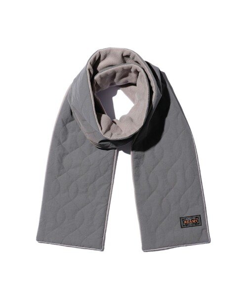 BEAMS PLUS(ビームスプラス)の「Muffler Boa Quilting(マフラー・メンズ・グレー/ブラウン/ネイビー・ONE SIZE)」の1枚目の写真
