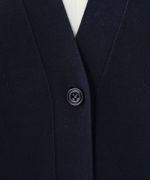 DESIGNWORKS（デザインワークス）の「ベーシックVネックカーディガン（カーディガン/ボレロ・レディース・マスタード・38）」の14枚目の写真