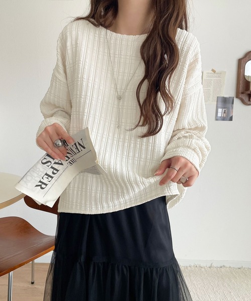 予約受付中】ゆったりシルエットでこなれ感をプラス。フクレ