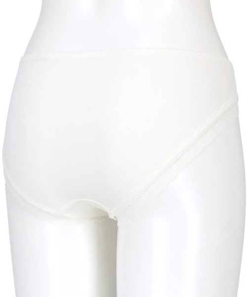 WACOAL（ワコール）の「「リボンブラ 脇すっきり」　ショーツ（ショーツ・レディース・スモークピンク/アイボリー/サックスブルー/グレイッシュベージュ/グレイッシュブルー/パープル/ネイビー/ピンク・L/M）」の18枚目の写真