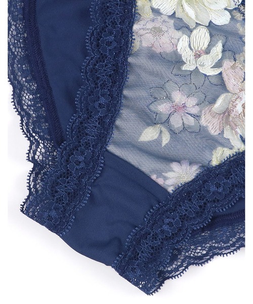 WACOAL（ワコール）の「「リボンブラ 脇すっきり」　ショーツ（ショーツ・レディース・スモークピンク/アイボリー/サックスブルー/グレイッシュベージュ/グレイッシュブルー/パープル/ネイビー/ピンク・L/M）」の15枚目の写真