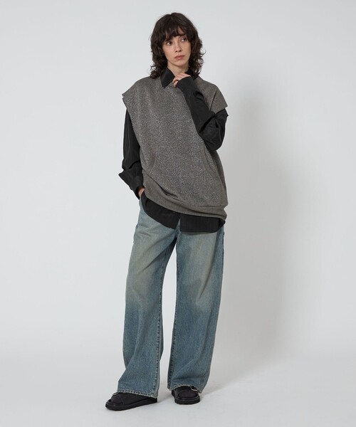 ASTRÆT シャツ ASTRAET＞2ポケット ソデターンアップシャツ UNISEX（シャツ