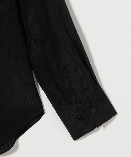 ASTRAET（アストラット）の「＜ASTRAET＞ストライプ シアー レギュラーカラーシャツ UNISEX（シャツ/ブラウス・レディース・ブラック/ホワイト・FREE）」の16枚目の写真