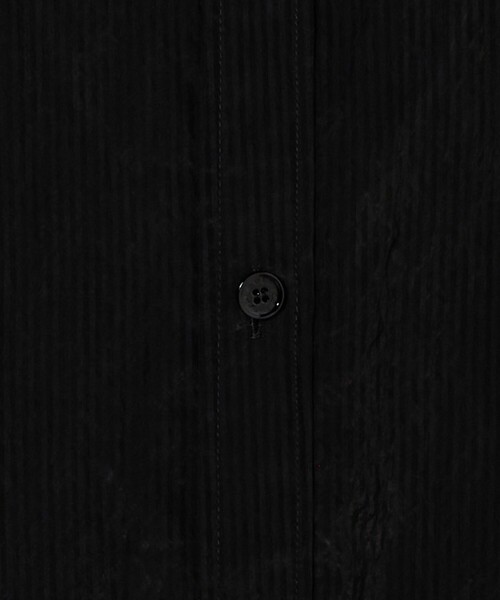 ASTRAET（アストラット）の「＜ASTRAET＞ストライプ シアー レギュラーカラーシャツ UNISEX（シャツ/ブラウス・レディース・ブラック/ホワイト・FREE）」の18枚目の写真