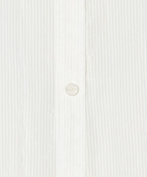 ASTRAET（アストラット）の「＜ASTRAET＞ストライプ シアー レギュラーカラーシャツ UNISEX（シャツ/ブラウス・レディース・ブラック/ホワイト・FREE）」の22枚目の写真