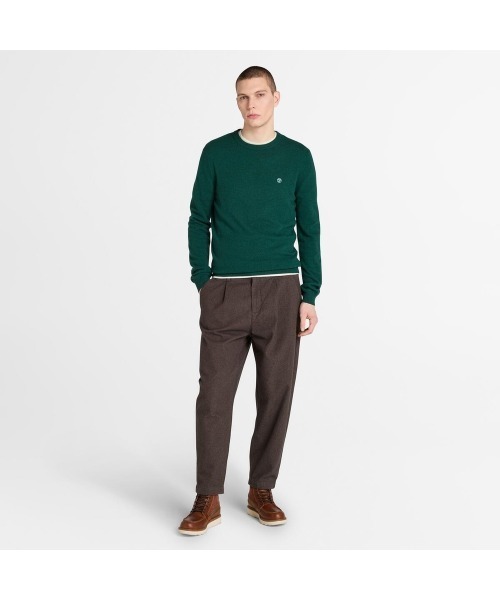 Timberland（ティンバーランド）の「ヘリンボーン プリーツ チノ パンツ メンズ（チノパンツ・メンズ・チョコ・38inch/36inch/34inch/32inch/30inch/28inch）」の2枚目の写真