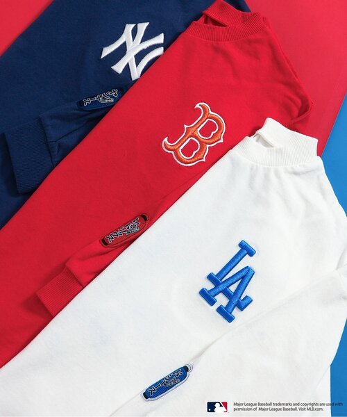 MLB（メジャーリーグベースボール）の「MLB JAPANダルマロンT（Tシャツ/カットソー・キッズ・オフホワイト/ネイビー/レッド・90/100/130/140/150/110/120）」の5枚目の写真