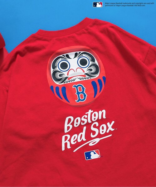 MLB（メジャーリーグベースボール）の「MLB JAPANダルマロンT（Tシャツ/カットソー・キッズ・オフホワイト/ネイビー/レッド・90/100/130/140/150/110/120）」の9枚目の写真