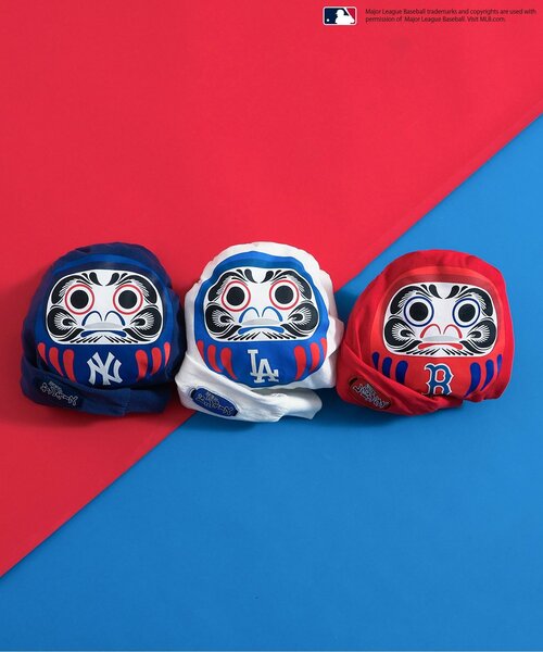 MLB（メジャーリーグベースボール）の「MLB JAPANダルマロンT（Tシャツ/カットソー・キッズ・オフホワイト/ネイビー/レッド・90/100/130/140/150/110/120）」の10枚目の写真