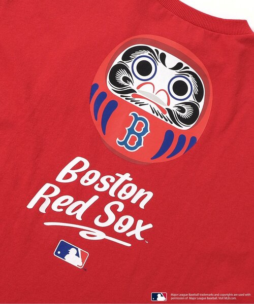 MLB（メジャーリーグベースボール）の「MLB JAPANダルマロンT（Tシャツ/カットソー・キッズ・オフホワイト/ネイビー/レッド・90/100/130/140/150/110/120）」の16枚目の写真