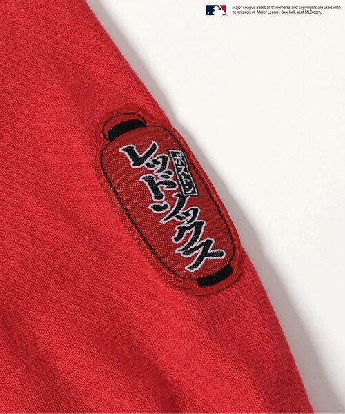 MLB（メジャーリーグベースボール）の「MLB JAPANダルマロンT（Tシャツ/カットソー・キッズ・オフホワイト/ネイビー/レッド・90/100/130/140/150/110/120）」の17枚目の写真