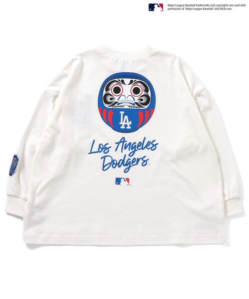 MLB（メジャーリーグベースボール）の「MLB JAPANダルマロンT（Tシャツ/カットソー・キッズ・オフホワイト/ネイビー/レッド・90/100/130/140/150/110/120）」の22枚目の写真