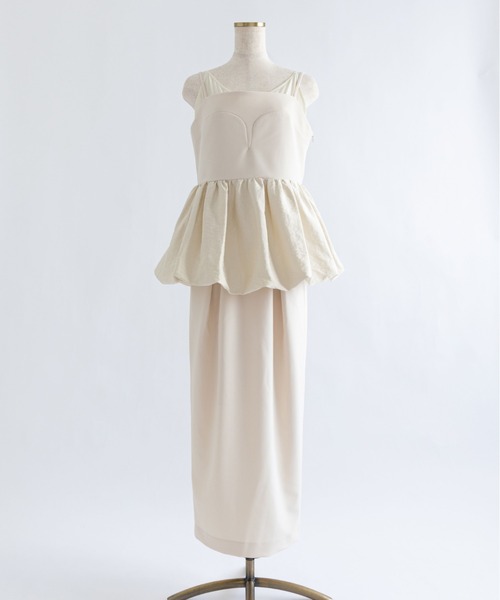 EN NEUME(エンノイム)の「Avant-Bloom Dress(ドレス・レディース・アイボリー/ブラック・0/1)」の20枚目の写真