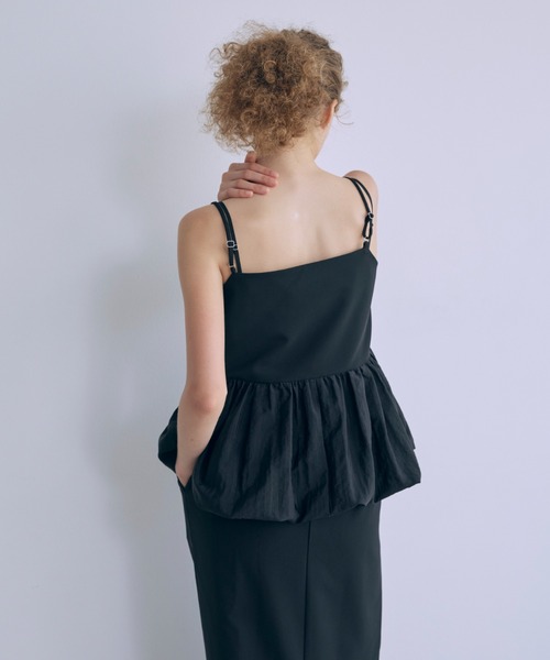 EN NEUME(エンノイム)の「Avant-Bloom Dress(ドレス・レディース・アイボリー/ブラック・0/1)」の4枚目の写真