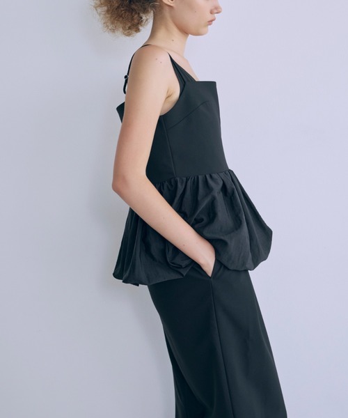 EN NEUME(エンノイム)の「Avant-Bloom Dress(ドレス・レディース・アイボリー/ブラック・0/1)」の7枚目の写真