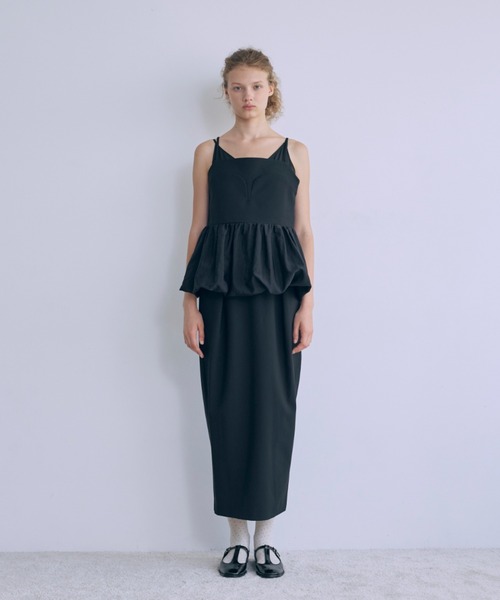 EN NEUME(エンノイム)の「Avant-Bloom Dress(ドレス・レディース・アイボリー/ブラック・0/1)」の9枚目の写真