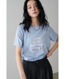 【LARUTA】ポンチ箔プリントTシャツ