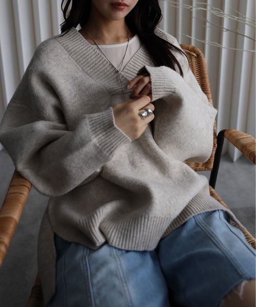 model：164cm. 着用サイズ：FREE
