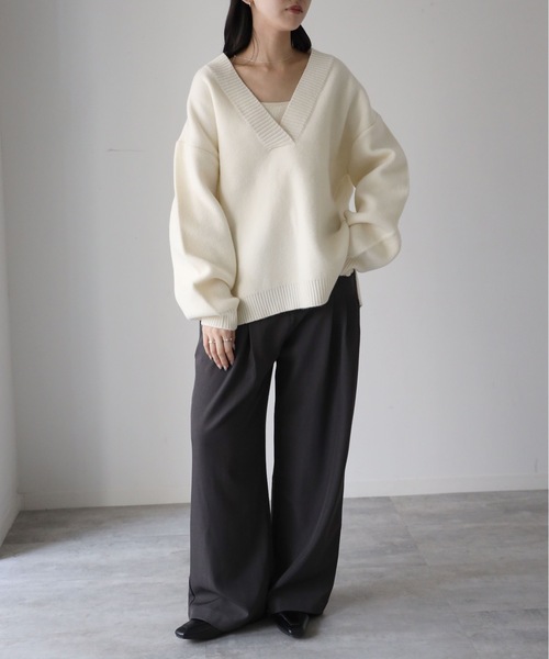 model：164cm. 着用サイズ：FREE