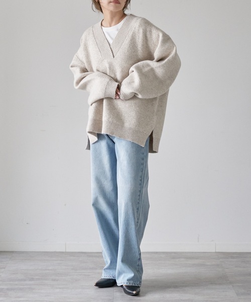 model: 162cm. 着用サイズ：FREE
