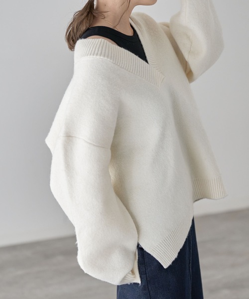 model：163cm. 着用サイズ：FREE