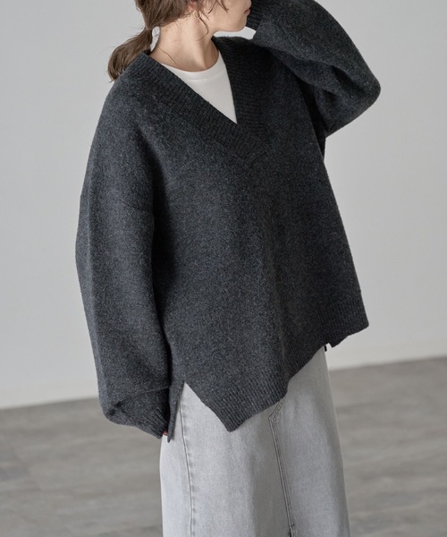 model：163cm. 着用サイズ：FREE